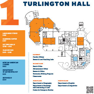 Turlington 1st Floor Map