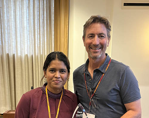 Dan Smith presented with Career Achievement Award.